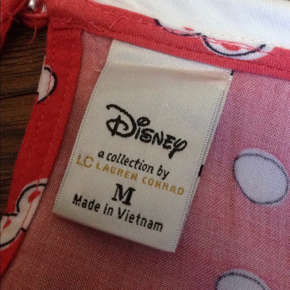 Disney LaurenConrad Minnie Blouse Peter Pan Collar - Picture 6 of 8